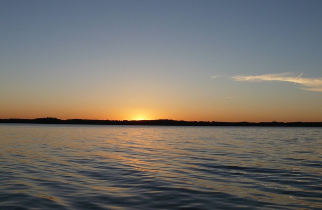 Un gran lago de pesca!