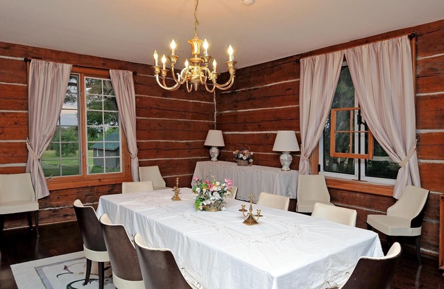 A Historic, Luxurious, Waterfront Log Mansion