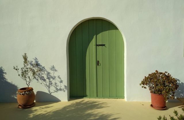 una casa entre el cielo y el mar de la isla de Leros