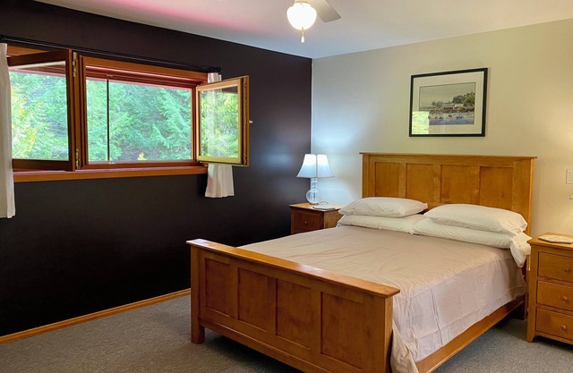 A Log Home with Bed and Breakfast nestled on 5 acres In Lake Cowichan.