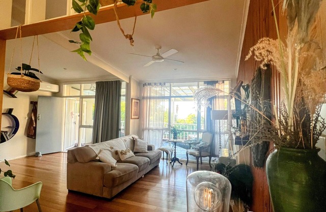 A lovely boutique home with big garden and sea views