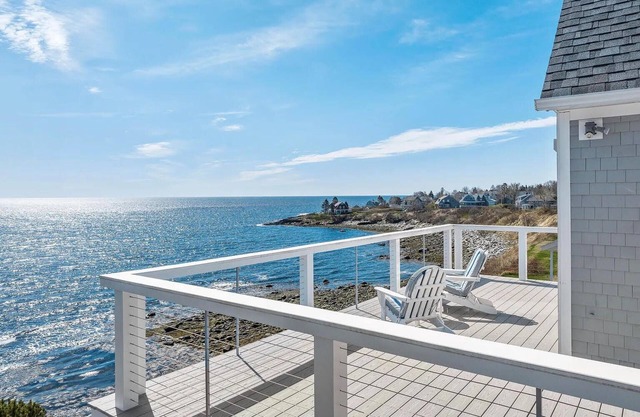A multi-level home on the cliffs of Casco Bay!