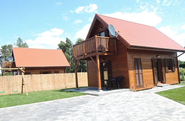 Una nueva casa de vacaciones en Stepnica con vistas a la laguna de Szczecin