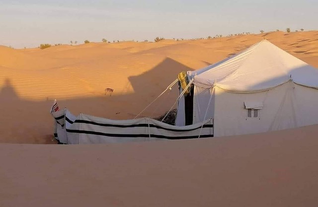 A Private Camp 25 km from Douz Deep in Sahara. Let your Car in Douz go with Us!