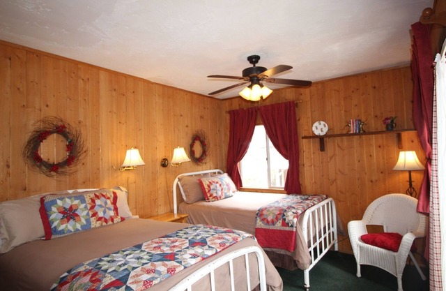A spacious mountain lodge rich in history that’s perfect for all ages to experience a unique mountain vacation in a beautiful forest setting