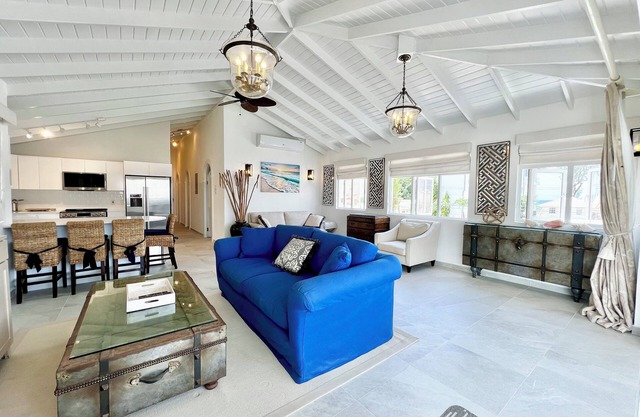 A True Slice of Paradise in Paynes Bay, Newly renovated upper level apartment.