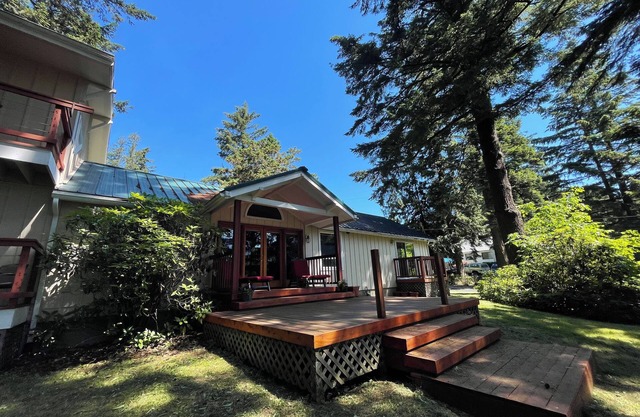 Un refugio forestal en Stevenson