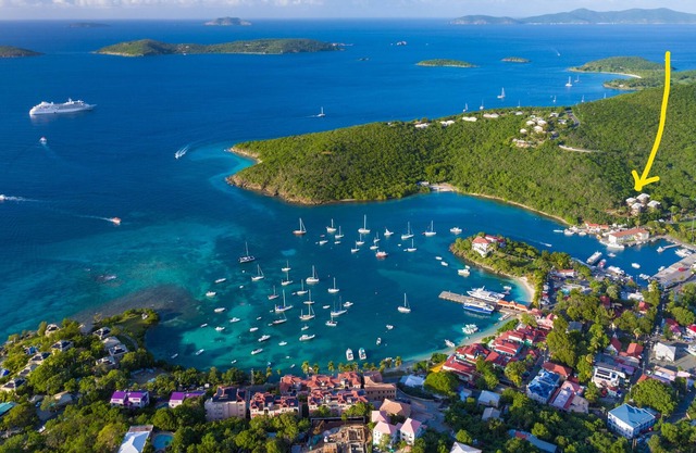 A1 Quiet 1-bedroom apartment in the heart of Cruz Bay