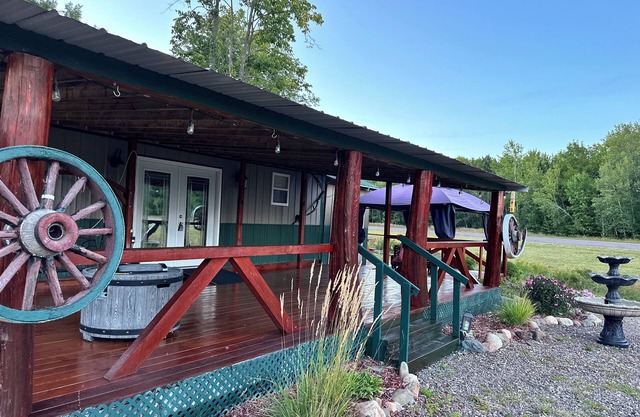 Cabin with access to river, lake, bike trail, Ice Age Trail and UTV trail