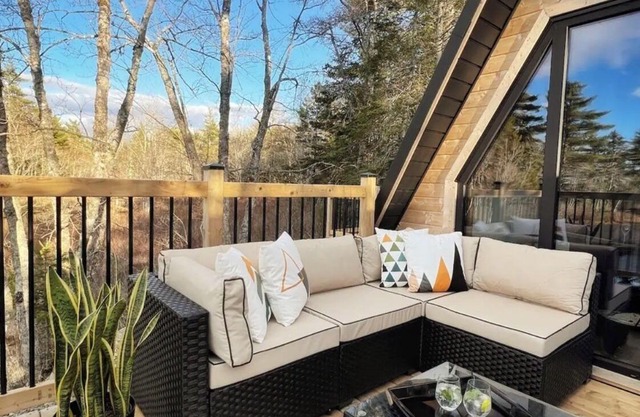 Accessible Waterfront A-Frame Retreat on Quiet Lake in Lunenburg