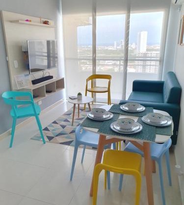 Acogedor Apto en piso 22 vista al mar