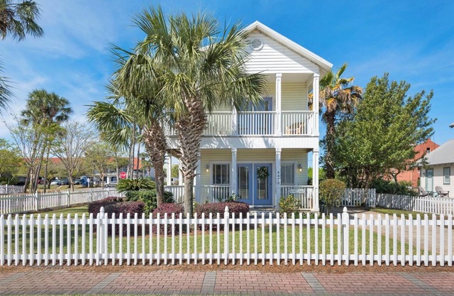 CASA ADORABLE DESTIN BEACH! 1 minuto a pie de playa! Vista del golfo! ¡Piscina privada!