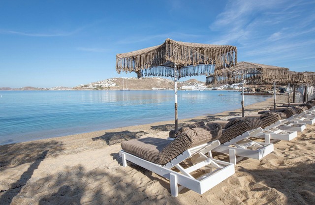 Agia Anna on the beach