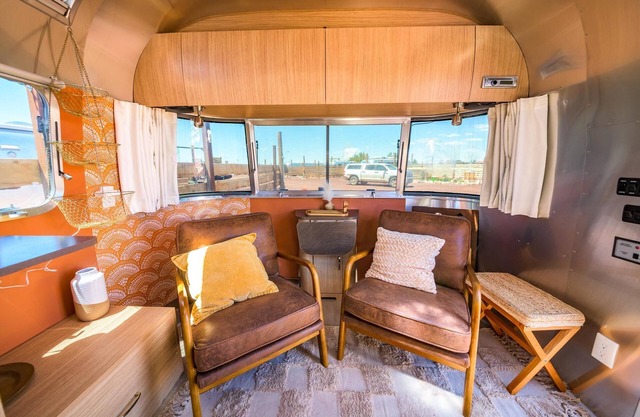 Airstream w/ Private Hot Tub (Unit D) - 3 Person Airstream with Private Hot Tub