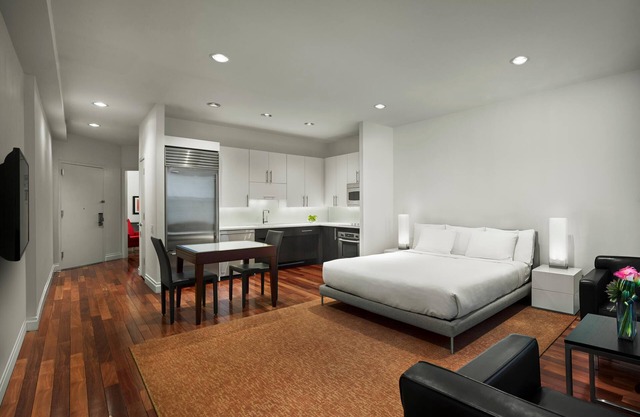 AKA Residences Luxurious Premium Studio w/ Custom Furnishings, Den Space & WiFi