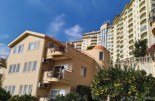 Alanya -Goldcity of 2+1 villa, Doğa Deniz manzaralı,Wifi