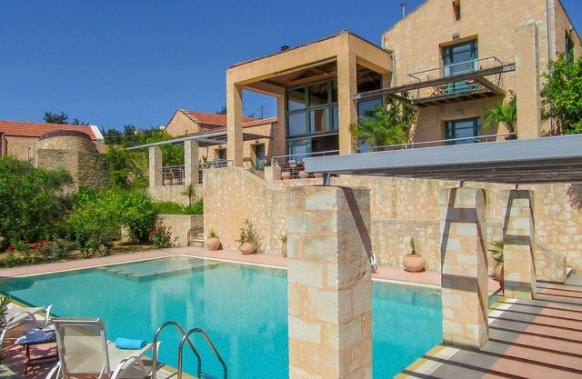 Alkyoni - Villa de lujo Apokoron - Piscina privada - 3 km de la playa - 200 m de las tiendas