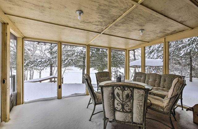 All-Season Lakefront Mercer Vacation Rental