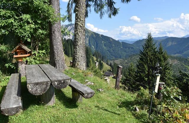 Alpine hut in the Upper Austrian mountains