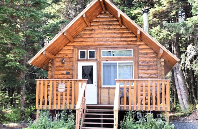 Cabañas de troncos Alyeska Hideaway - Cabaña Glacier