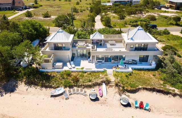 Casa Amagansett en prístina playa privada