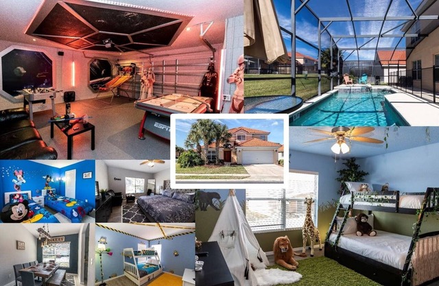 ¡Increíble y mágica casa temática para niños!