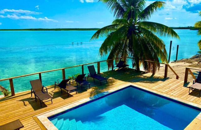 Amazing beach home on the water with pool