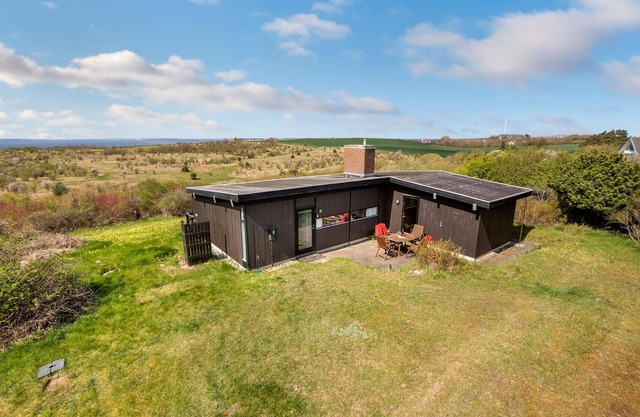 Increíble casa en Knebel con cocina.