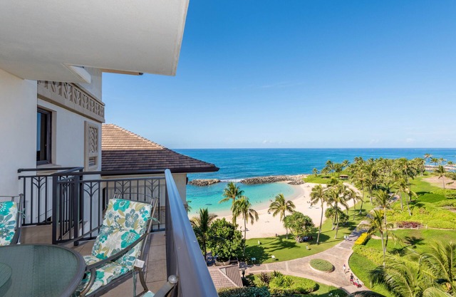 Increíble vista al mar en Beach Villas at Ko Olina