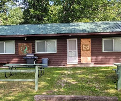 Amazing Riverfront Cottage with Fire Pit in Wellston, Michigan