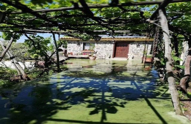 Y una pequeña casa situada en el verde del Vesubio con una vista impresionante.