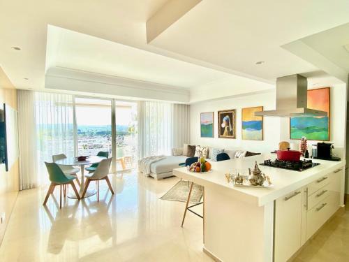 Anfa Finance City CFC! Magnifique Apt Tours Végétales, grande terrasse, piscine, parking