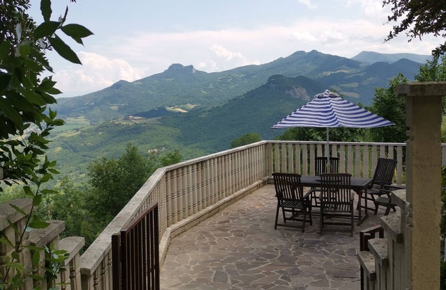 La vista de Angel está en el parque nacional del Gran Sasso, y en última instancia es única.