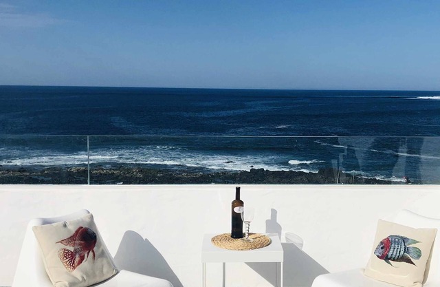 CASA ANCLADA -ANZUELO Vista mar-solarium-barbacoa