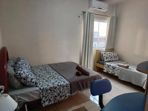 Apart próximo a Unimed de 2 quartos com 2 Ar-cond, mini-Academia e garagem no Centro-sul