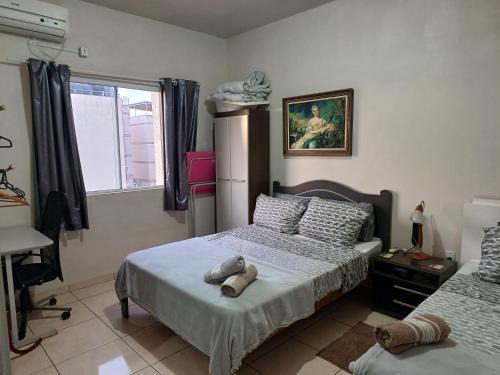 Apart próximo a Unimed e Catedral de 2 quartos com 2 Ar, mini-Academia e garagem no Centro-sul