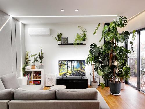 Apartament Green Plant - 1 lub 2 oddzielne sypialnie, taras 30m2, garaż podziemny, FV vat, Targi, klima, dostęp 24h