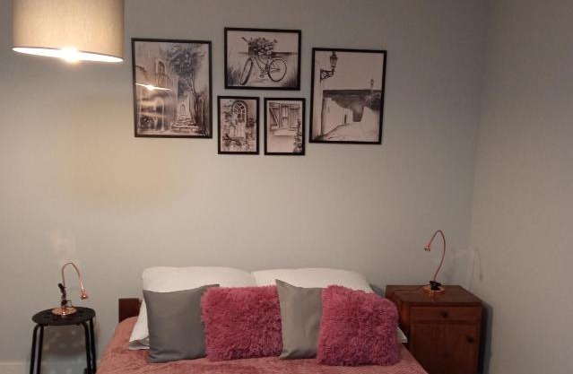 Apartament Pastelowy Gdańsk 40 metrów z widokiem na ogród