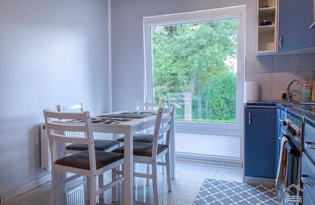 Apartamentai Biržuose, double bedroom and single bedroom Apartments