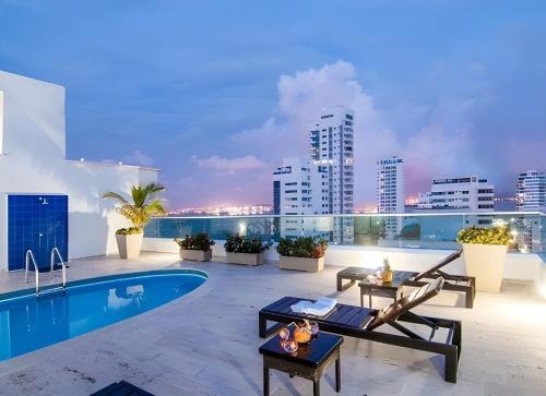 Apartamento con vista al mar - Piscina en la azotea - 2 habitaciones + 2 baños