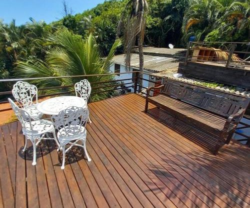 apartamento com Deck e vista mar - Loft Rocha