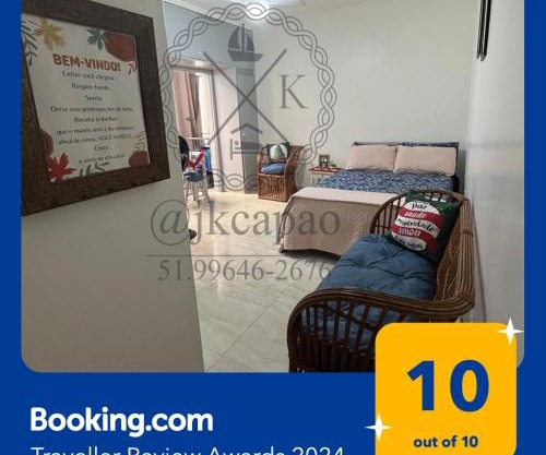 Apartamento Coração de capão 100mt do mar