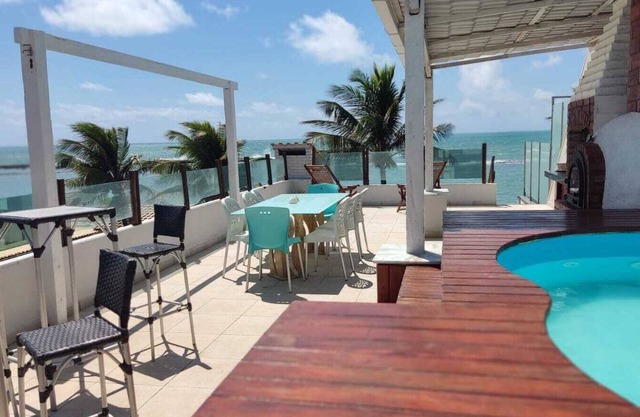 Apartamento Duplex Beira Mar Frente as Piscinas Naturais de Tabatinga
