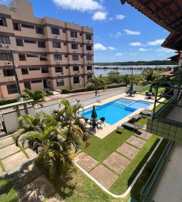 Apartamento Mobiliado cozinha completa na Praia