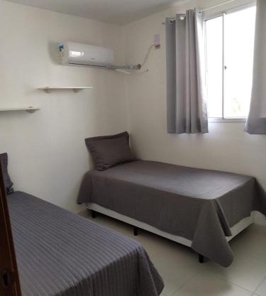Apartamento mobiliado, dois dormitórios, praia Ponta de Campina