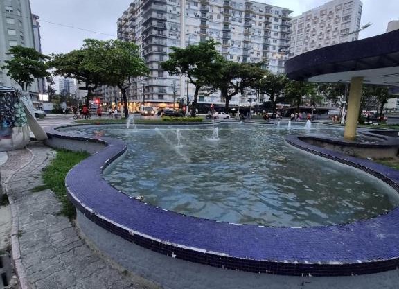 Apartamento na praia santos vaga rotativa