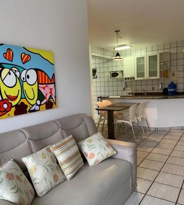 Apartamento Pé na Areia e águas tranquilas no centro de Guarapari