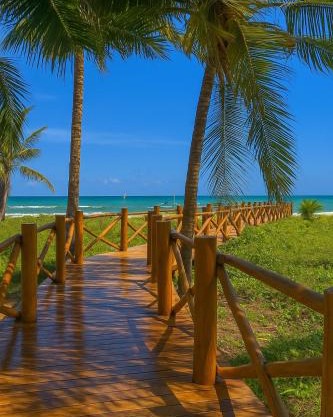 Apartamento Ponta de Campina, 600m da Praia, com Vista Incrível do Pôr do Sol