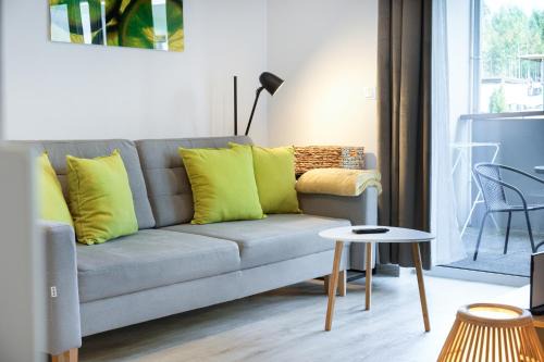 APARTAMENTY "LA VILLA" SUITE z salonem, sypialnią, tarasem, parkingiem, blisko centrum