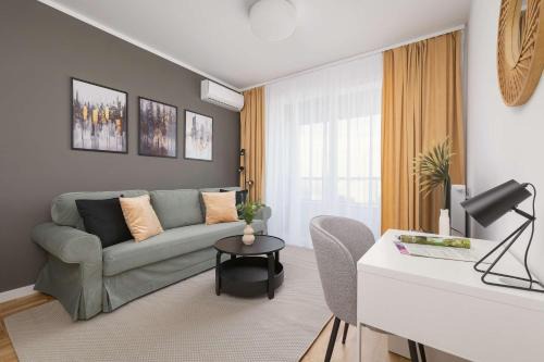 Apartamenty Urban Sunset w Katowicach, blisko Spodka i parku z Parkingiem, Klimatyzacją i Balkonem by Noclegi Renters